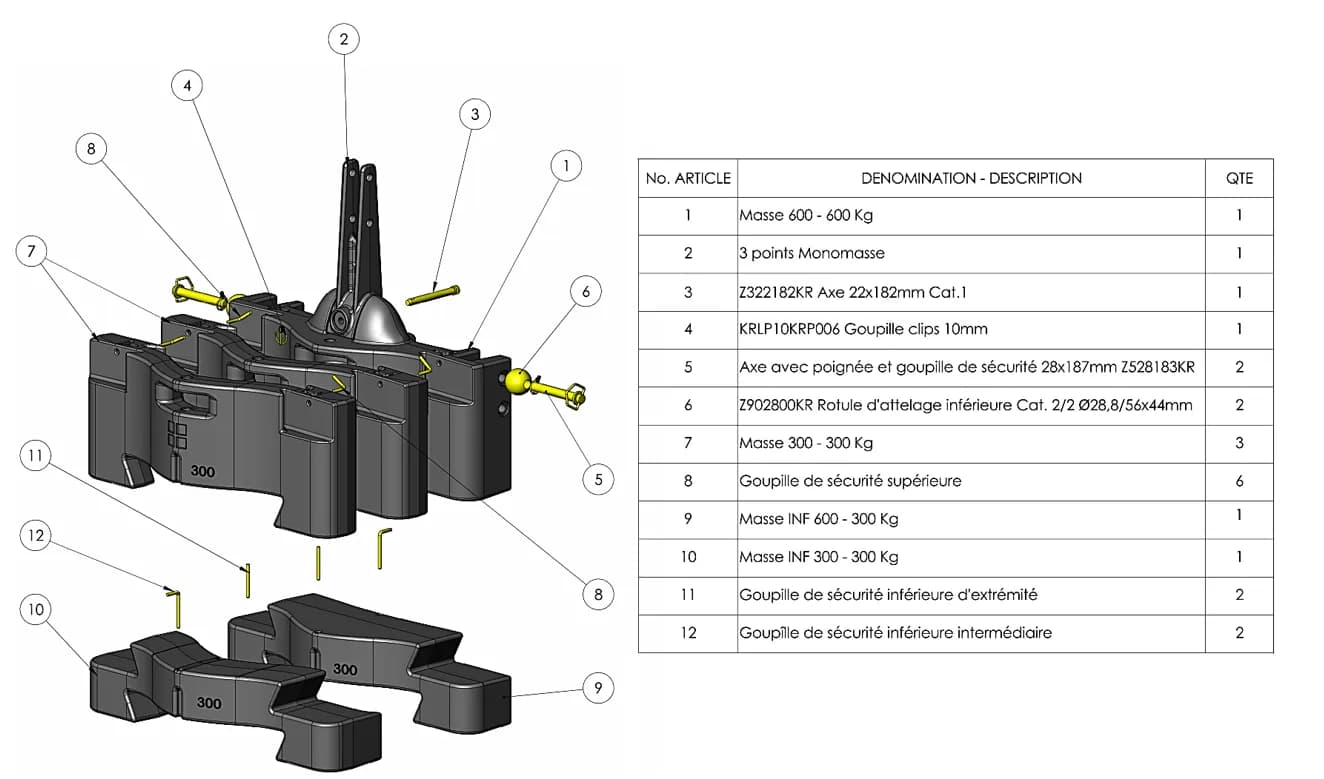 Detailed exploded view