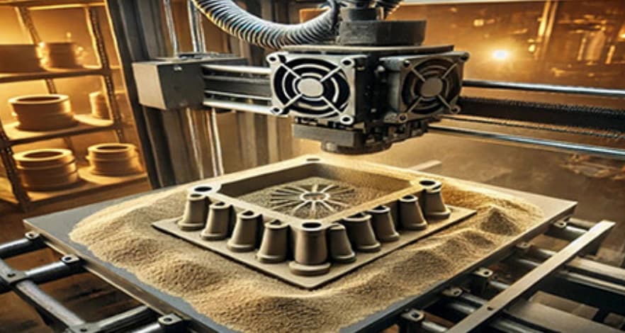 3D sand printing