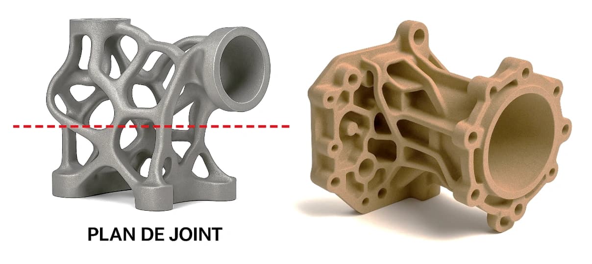 Photo Example of parts unachievable in traditional foundry