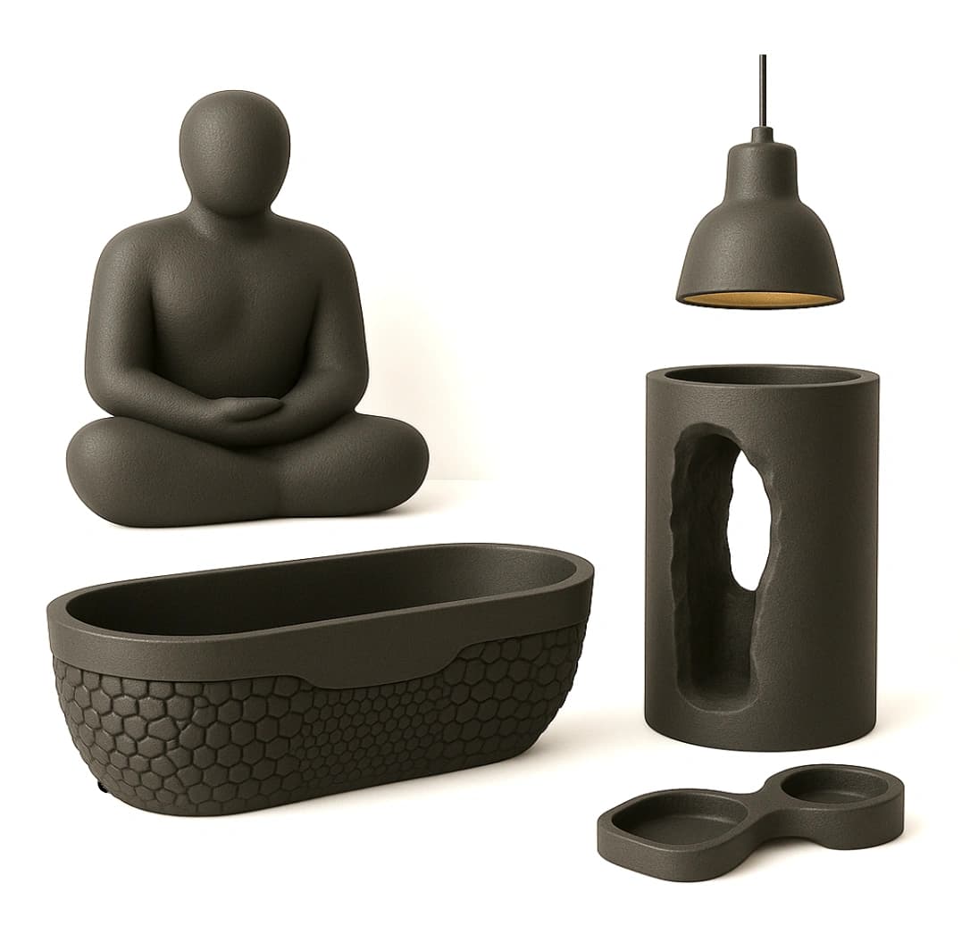 Photo 5 - Production of artistic pieces previously made using lost-wax casting.