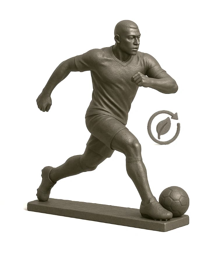 Photo 5 - Production of artistic pieces previously made using lost-wax casting.