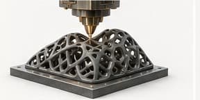 Lattice-structure part produced by sand 3D printing