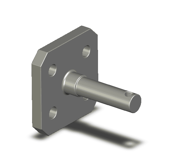 SDF side fixation for monoblock tractor weight