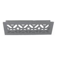 Brick-shaped air grille