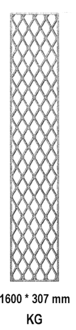 Wrought iron grille - Reference KG