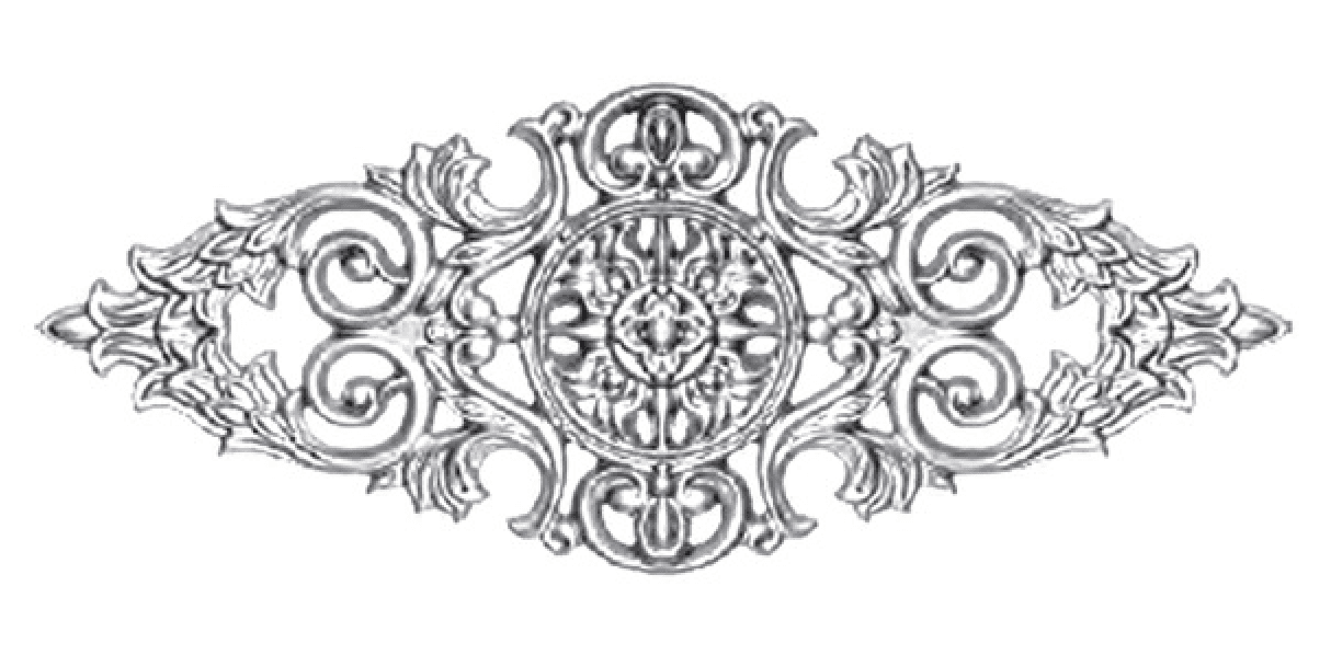 Cast Iron Palmette 529