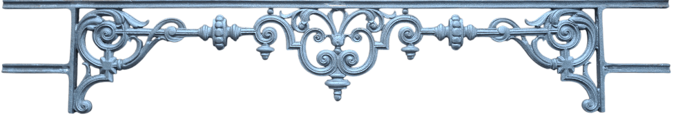 Cast iron window support bar — ref FDA