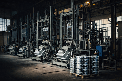 Low-pressure aluminum casting