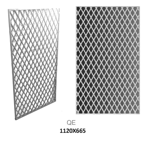 Wrought iron grille - Reference QE