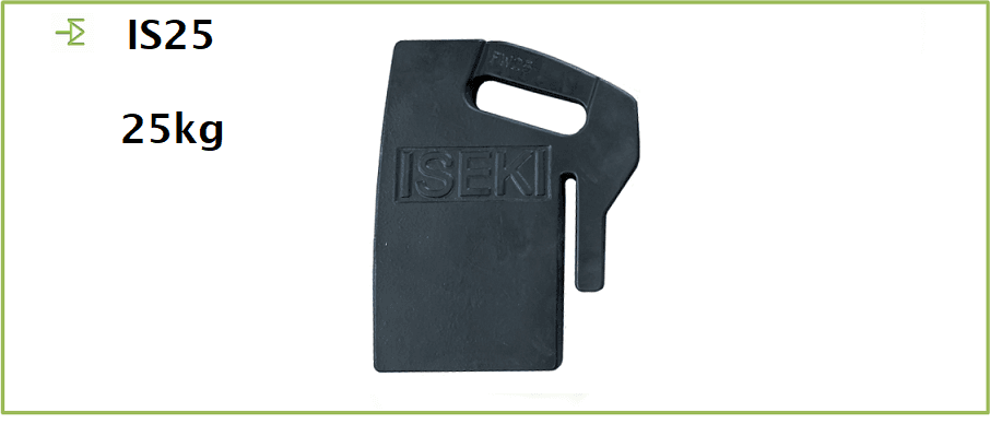 ISEKI tractor weight 25 kg - IS25
