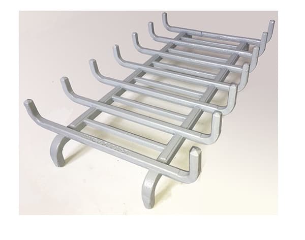 Cast iron log holder with 7 bars