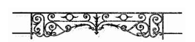 Cast iron window support bar — ref DT