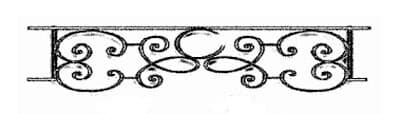 Cast iron window support bar — ref SE