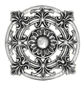 Decorative cast iron rosette - 384
