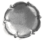 Decorative cast iron rosette - Bowl