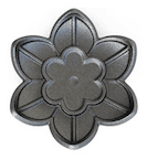 Decorative cast iron rosette - Water flower