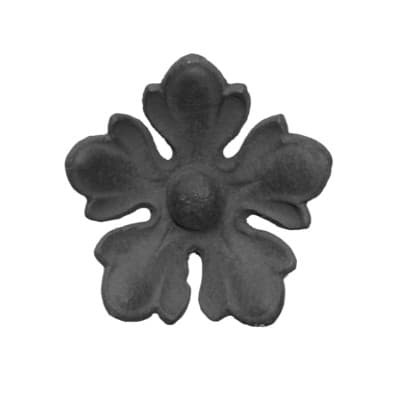 Decorative cast iron rosette - Snowflake
