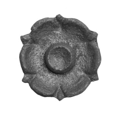 Decorative cast iron rosette - Water Lily