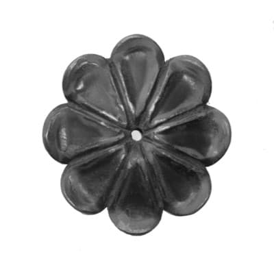 Decorative cast iron rosette - Black locust